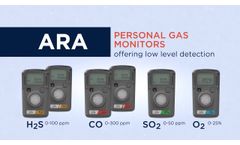 ARA Personal Gas Monitors from ION Science UK - Video