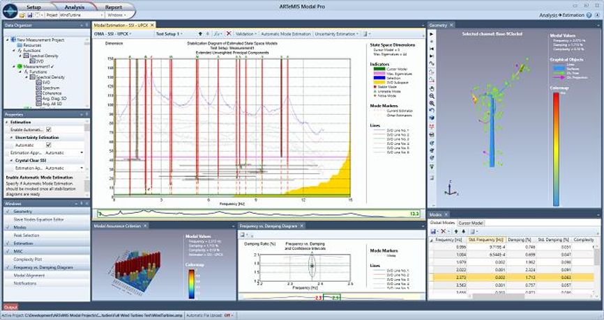 Operational modal analysis software solution for OMA sector - Health and Safety - Noise and Vibration-1