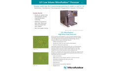 Microfluidizer - Model LV1 - Low Volume High Shear Benchtop Homogenizer - Brochure