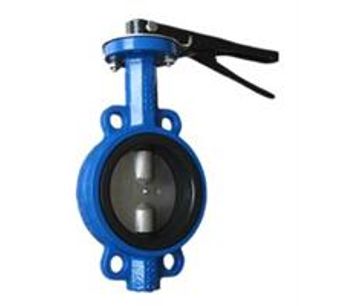 Butterfly Valve With Half Shaft