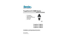 ToughSonic - CHEM Series - Ultrasonic Level Sensors - Manual