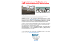 ToughSonic Sensors: The Solution for a Flood and Water Monitoring Sensor System