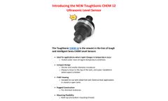 ToughSonic CHEM 12 Ultrasonic Level Sensor - Brochure