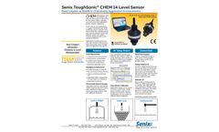 Senix ToughSonic - Model CHEM 14 - Ultrasonic Level Sensor - Brochure