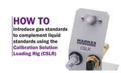 How to Introduce Gas Standards to Complement Liquid Standards Using the CSLR - Video