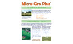Micro-Gro Plus - Full Spectrum Bio Stimulant Fertilizer Brochure