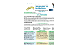 The Global Water Summit 2010 - Agenda (PDF 354 KB)