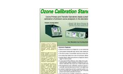 Ozone Standards Products Brochure
