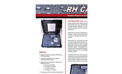 Model RH-CAL - Portable Relative Humidity Calibrator- Brochure