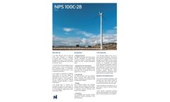 NPS - Model 100C-28 - High Output Wind Turbine for Low Wind Regimes- Brochure