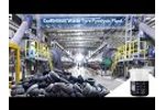 Full Continuous Waste Tire to Fuel Pyrolysis Plant Running Video 