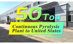 Fully Continuous Tyre Oil Pyrolysis Plant in America-united States