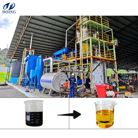 Pyrolysis oil to diesel Recycling Machine---Waste Oil distillation Refining Plant/Machine - Energy - Renewable Energy-3
