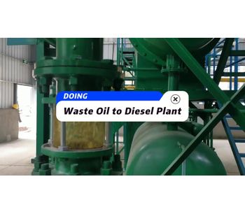 Pyrolysis oil to diesel Recycling Machine---Waste Oil distillation Refining Plant/Machine - Energy - Renewable Energy-1