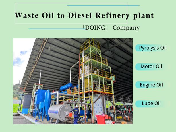 Pyrolysis oil to diesel Recycling Machine---Waste Oil distillation Refining Plant/Machine - Energy - Renewable Energy-2