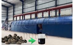 50TPD continuous waste tire pyrolysis plant put into operation in India