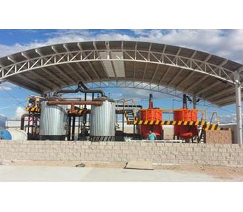 Tire to oil pyrolysis plant -2