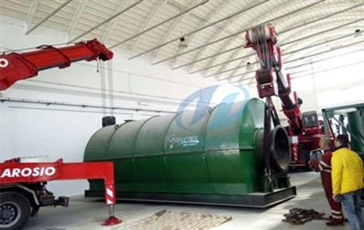 DY  - Model DY 6T 8T 10T  - Tyre to oil recycling process plant