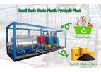 DOING - Model DY-100/500 - small scale skid mounted waste plastic/tire pyrolysis plant