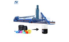 DOING - Model DY - 10-100TPD Fully Automatic Waste Tyre Plastic to Oil Pyrolysis Plant System