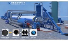 DOING - Model C-15-50 - Fully continuous tyre oil pyrolysis machine