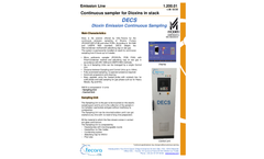 Tecora - Model DECS - Continuous Emission Dioxins Sampler Brochure