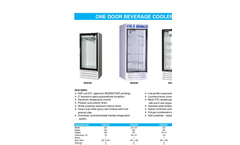 Model BS77SD - Swinging Door Beverage Refrigerators Brochure