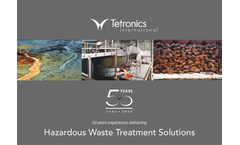 Tetronics - Hazardous Waste Treatment Solutions - Brochure