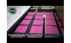 HGHY Automatic Rotary Egg Tray / Carton Machine Video