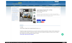 Windrock - Model SIIC-M025 - Liquid Filtration Pleated Filter Cartridge Machines Brochure