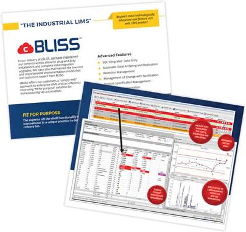 cBLISS - Industrial Laboratory Information Management Systems (LIMS) Software