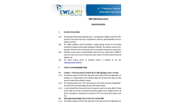 EWEA 2013 Annual Event Exhibition Policies Brochure