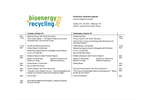 bioenergy + recycling 2013 - Conference Schedule