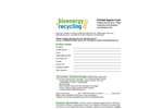 bioenergy + recycling 2013 - Exhibitor Application