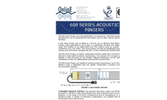 OEL - Model 600 Series - Acoustic Pingers - Brochure