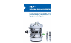 Hext Helium Expansion Turbine - Brochure