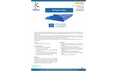 Kimplas - PE Pipes for Water - Brochure
