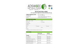 ADSW&EC 2011 Registration Form