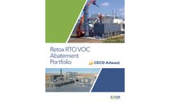 CECO Adwest - Retox RTO VOC Abatement Portfolio - Brochure