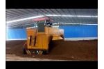 Model 3000 Semi-Hydraulic Crawler Compost Windrow Turner Machine Video