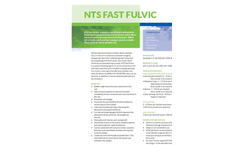 Model NTS - Fulvic Acids Brochure