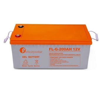 Felicity-Solar - Model FL-G-200AH12V - 12v 200ah Gel Solar Battery