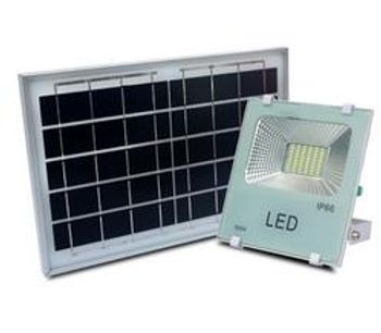 Lifepo - Model FL-A8-30W - 30w Battery Solar Led Flood Light