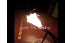 OH20000 hho generator-HHO gas burning test by okay Energy  Video