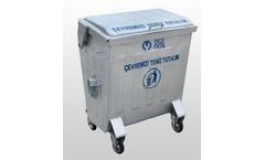 Model 400 Lt. - Hot Dip Galvanized Waste Container
