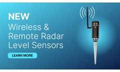 New Remote & Wireless Radar Level Sensors