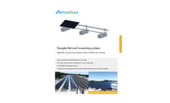 Antaisolar - Triangle Flat Roof Mounting System Brochure