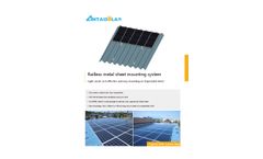 Antaisolar - Railless Metal Sheet Mounting System Brochure