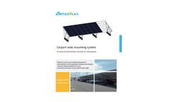 Antaisolar - Carport Solar Mounting System Brochure