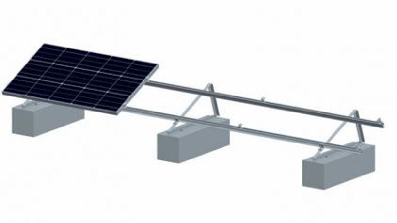 Antaisolar - Triangle Flat Roof Mounting System